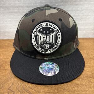 NWT Tapout Hat Embroidered Fighting USA Cap Camo One Size Snapback UFC